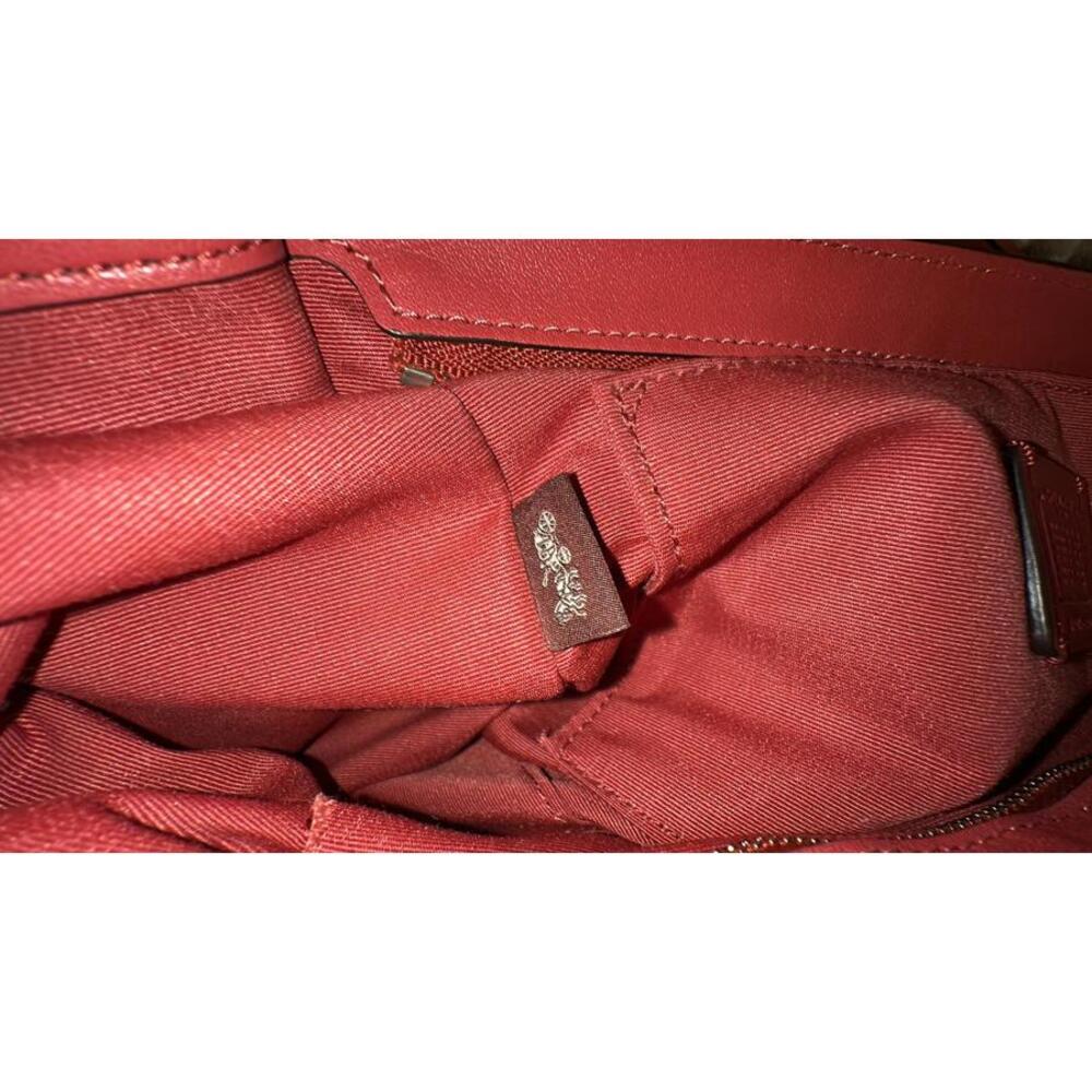 Coach F32106 Blake Flap Carryall in Vermillion Red - Picture 5 of 13